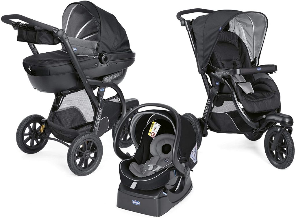 Poussette Chicco trio activ3 : un modèle 3 en 1 à 3 roues - Lovely Baby