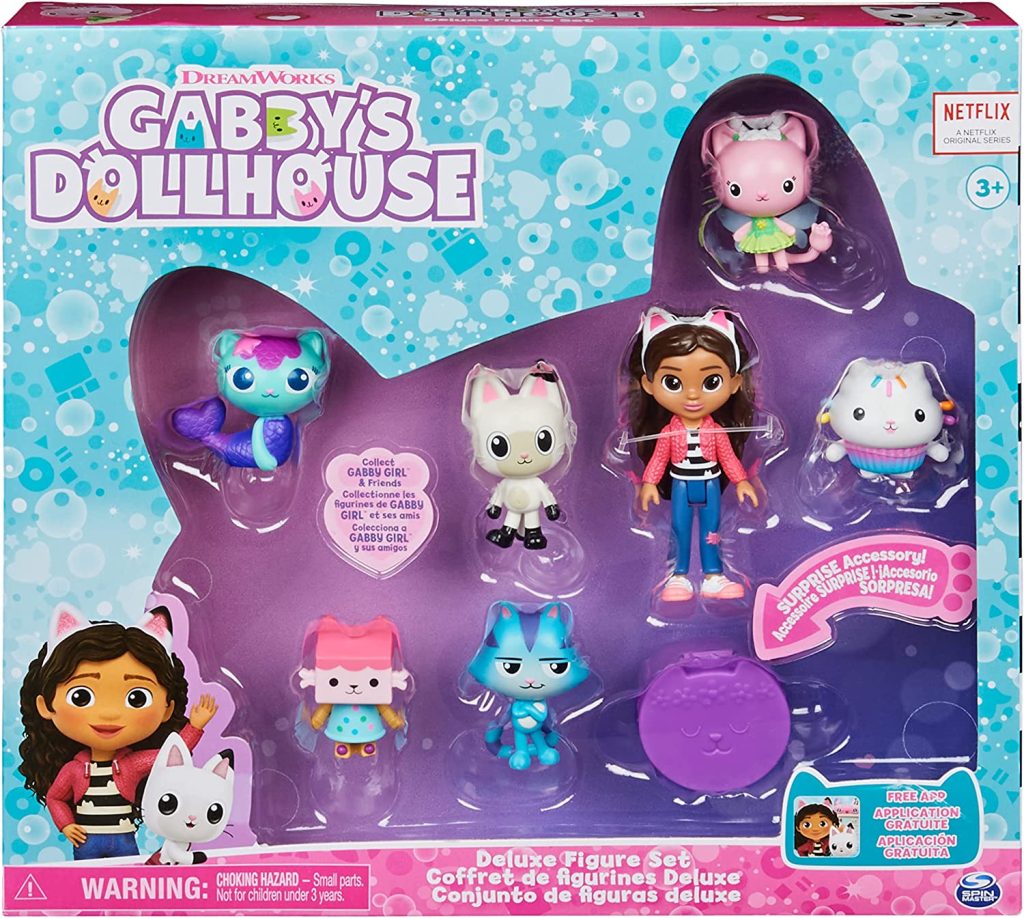 Gabby's Dollhouse Gabby et la maison magique Maison de Poupée Interactive  Avec 2 Figurines + 15 Accessoires - Reproduis Les Aventures De Ton Dessin  Animé Préféré - Jouet Enfant 3 Ans + : : Jeux et Jouets