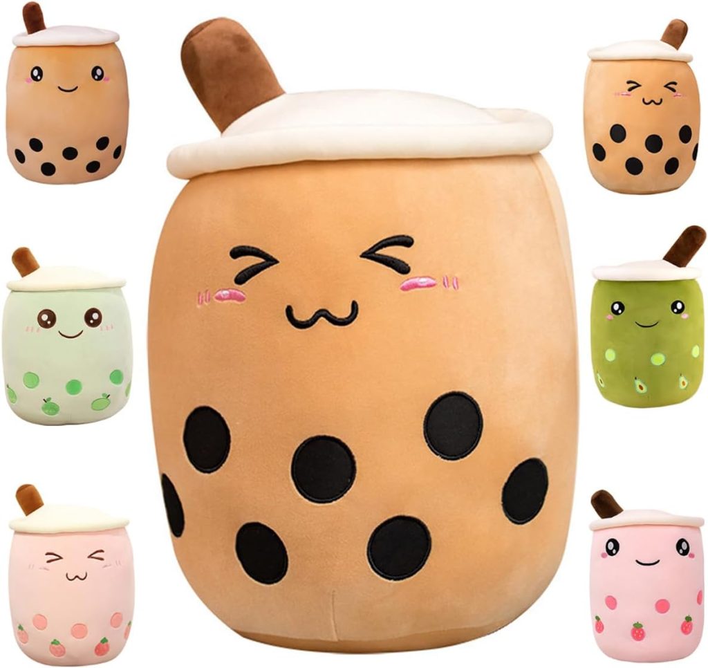 La peluche oreiller Bubble Tea Kekeso existe en divers coloris et tailles.