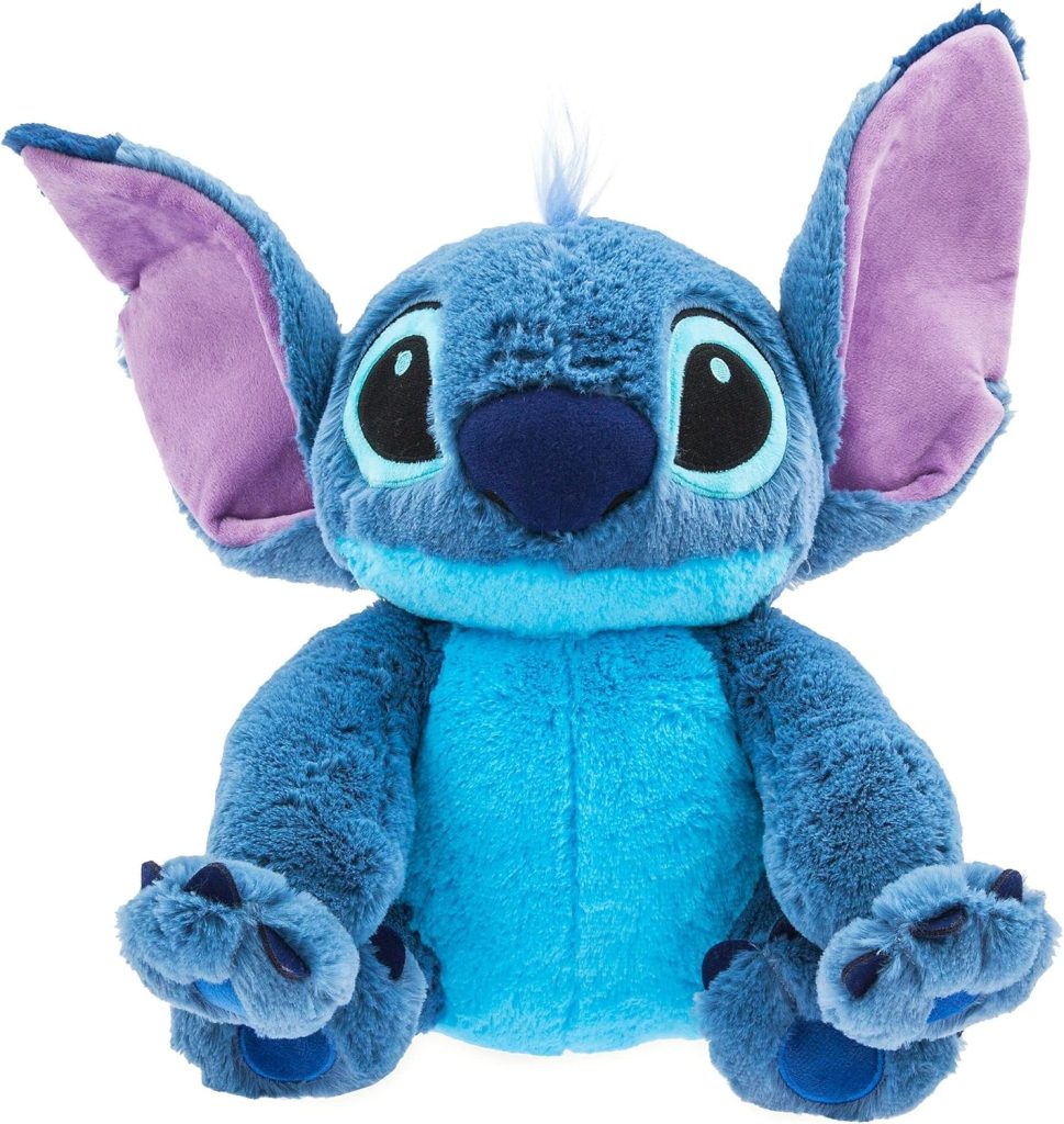 Cette peluche Stitch Disney Store mesure 38 cm.