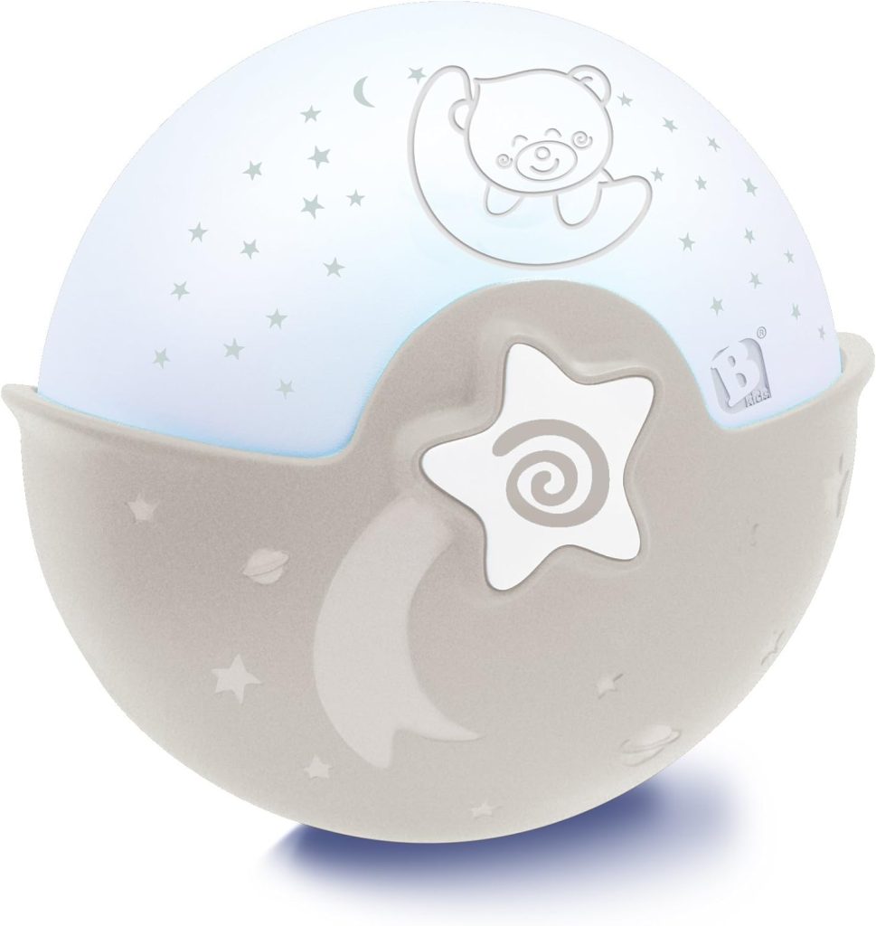 Cette veilleuse Bkids de la marque Infantino fait projecteur pour bébé 