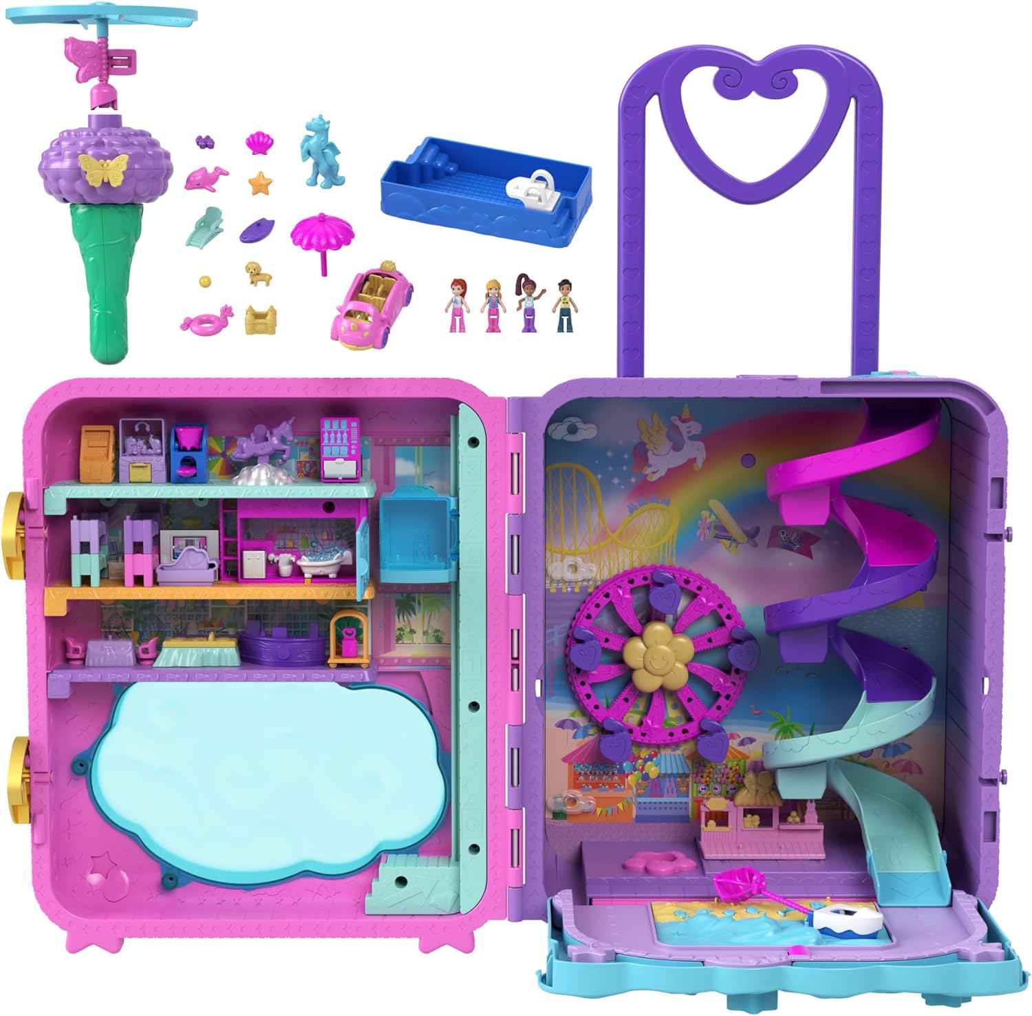 La valise Polly Pocket est remplie de surprises !