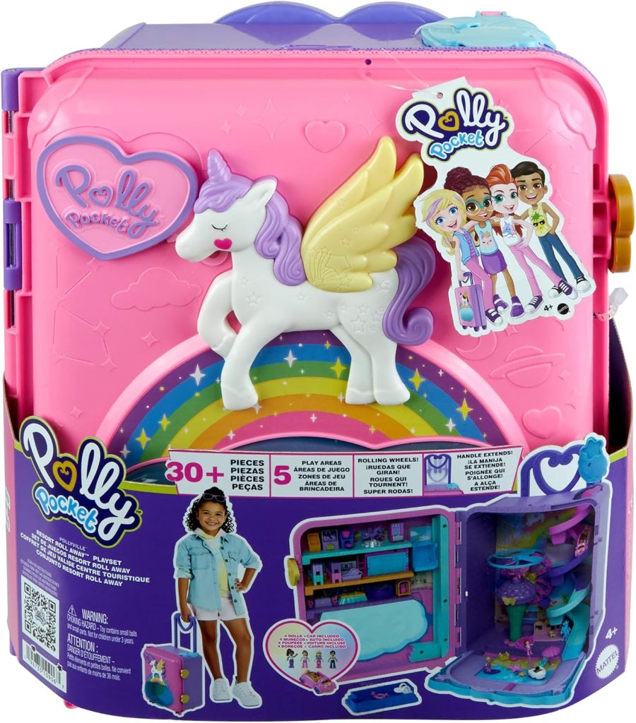 La valise surprise Polly Pocket Licorne embarque votre enfant pour un voyage merveilleux !